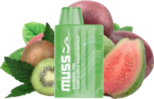 Vapeador Desechable Muss Mrmol 700 Usos Con Nicotina 2% Sabor Kiwi Guava Passion Fruit / Kiwi Guayaba Maracuy